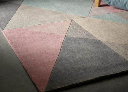 Trio Multi Pastel Geometric Rug