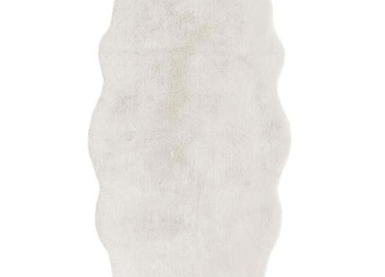 Luxury White Faux Fur Rug