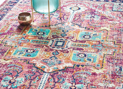 Granada Multicolour Vintage Rug | Ruby