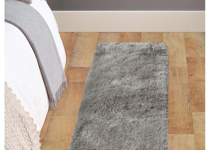 Soft Washable Grey Shaggy Rug | SA-04