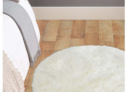 Soft Washable Ivory Shaggy Rug | SA-01