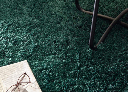 Chicago Forest Green Shaggy Rug