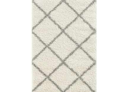 Moroccan Ivory Shaggy Rug | 500
