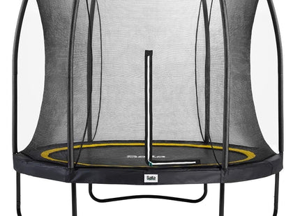 10ft Salta Black Round Comfort Edition Trampoline with Enclosure