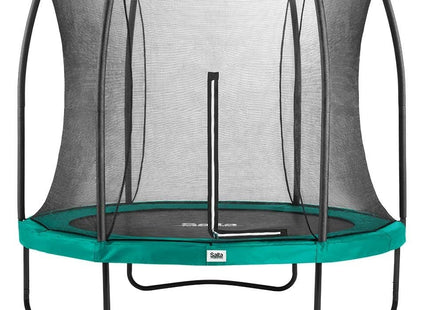 10ft Salta Green Round Comfort Edition Trampoline with Enclosure