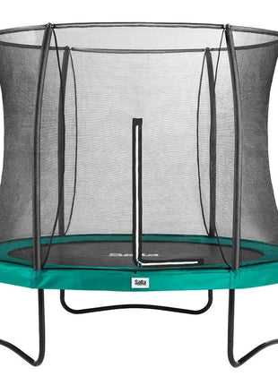 10ft Salta Green Round Comfort Edition Trampoline with Enclosure