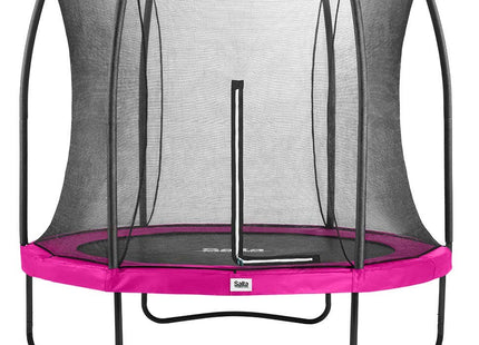 10ft Salta Pink Round Comfort Edition Trampoline with Enclosure
