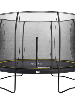 14ft Salta Black Round Comfort Edition Trampoline with Enclosure