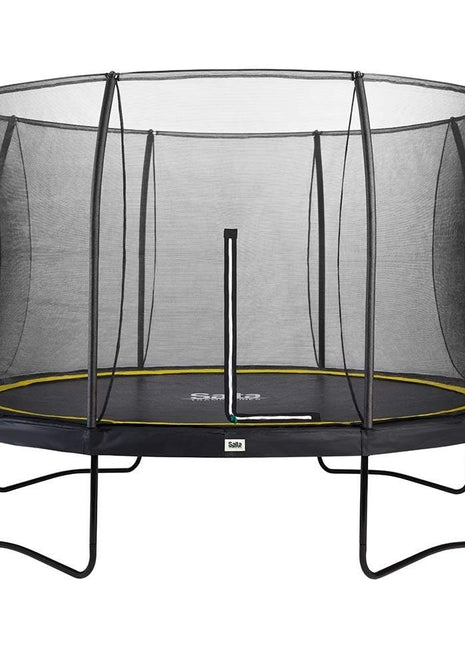 14ft Salta Black Round Comfort Edition Trampoline with Enclosure