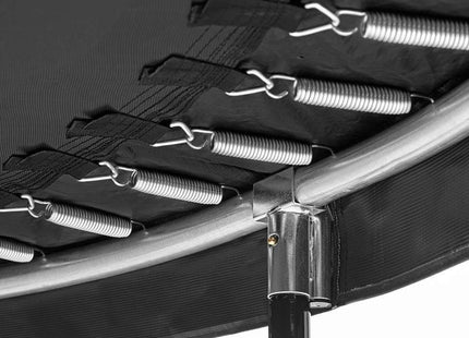 14ft Salta Black Round Comfort Edition Trampoline with Enclosure