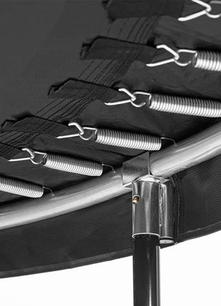 14ft Salta Black Round Comfort Edition Trampoline with Enclosure
