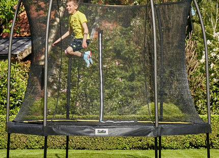 12ft Salta Black Round Comfort Edition Trampoline with Enclosure