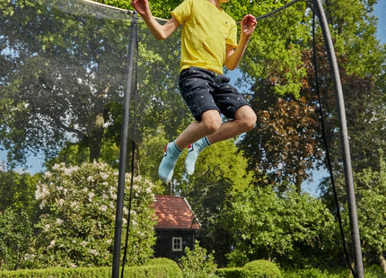 14ft Salta Black Round Comfort Edition Trampoline with Enclosure