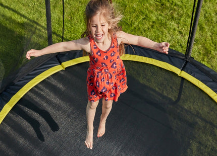 12ft Salta Black Round Comfort Edition Trampoline with Enclosure