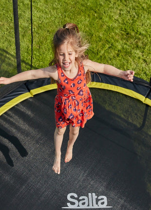 14ft Salta Black Round Comfort Edition Trampoline with Enclosure