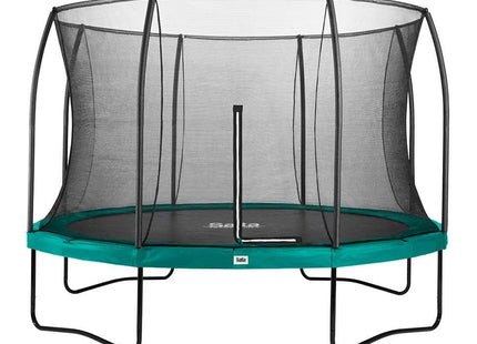 14ft Salta Green Round Comfort Edition Trampoline with Enclosure