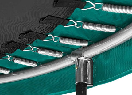 12ft Salta Green Round Comfort Edition Trampoline with Enclosure