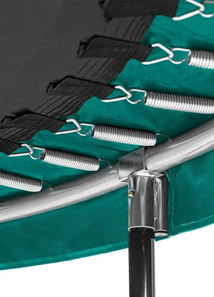 10ft Salta Green Round Comfort Edition Trampoline with Enclosure