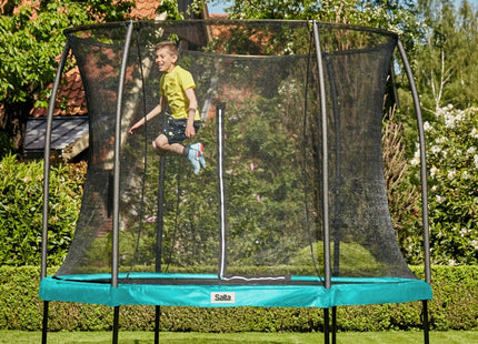 12ft Salta Green Round Comfort Edition Trampoline with Enclosure