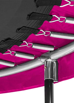 10ft Salta Pink Round Comfort Edition Trampoline with Enclosure