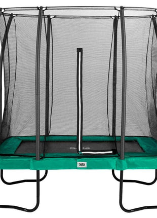 7ft x 5ft Salta Green Rectangular Comfort Edition Trampoline with Enclosure