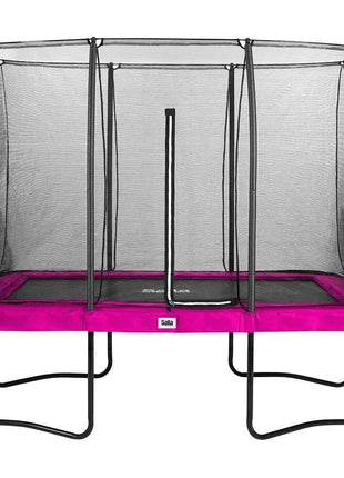 10ft x 7ft Salta Pink Rectangular Comfort Edition Trampoline with Enclosure
