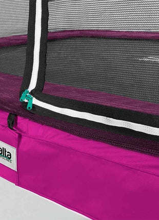 7ft x 5ft Salta Pink Rectangular Comfort Edition Trampoline with Enclosure