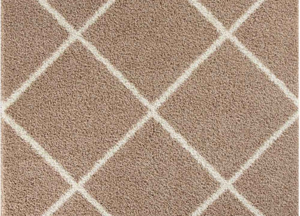 Moroccan Beige Shaggy Rug | 520
