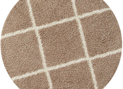 Moroccan Beige Shaggy Rug | 520