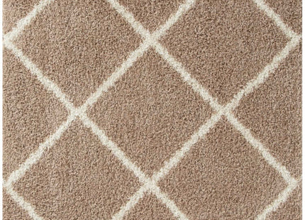Moroccan Beige Shaggy Rug | 520