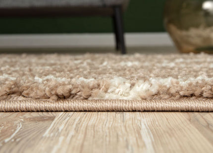 Moroccan Beige Shaggy Rug | 520