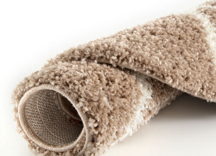 Moroccan Beige Shaggy Rug | 520