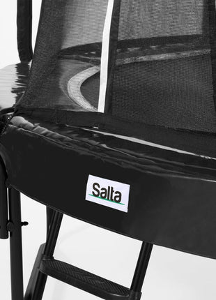 14ft Salta Black Round First Class Edition Trampoline with Enclosure