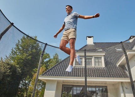 12ft Salta Black Round First Class Edition Trampoline with Enclosure