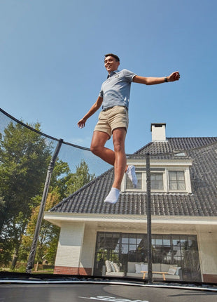 10ft Salta Black Round First Class Edition Trampoline with Enclosure