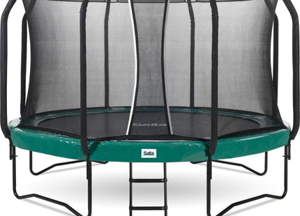 12ft Salta Green Round First Class Edition Trampoline with Enclosure