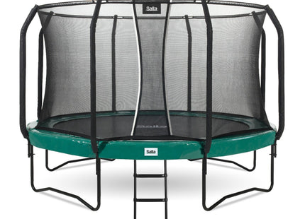 10ft Salta Green Round First Class Edition Trampoline with Enclosure