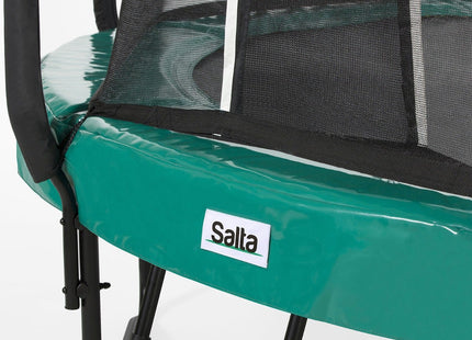 12ft Salta Green Round First Class Edition Trampoline with Enclosure