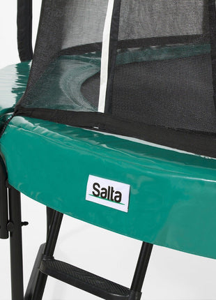 12ft Salta Green Round First Class Edition Trampoline with Enclosure