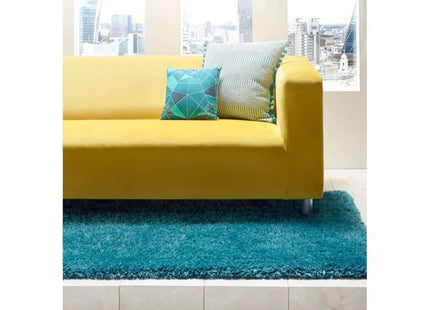 Chicago Dark Teal Shaggy Rug