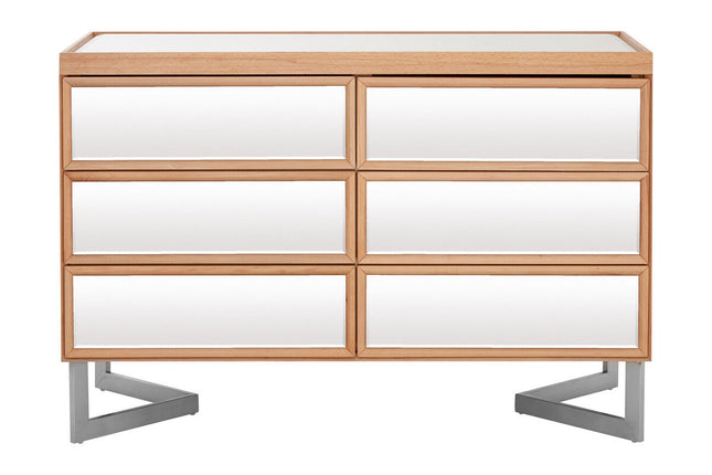 Kensington Townhouse Mirrored 6 Drawer Chest