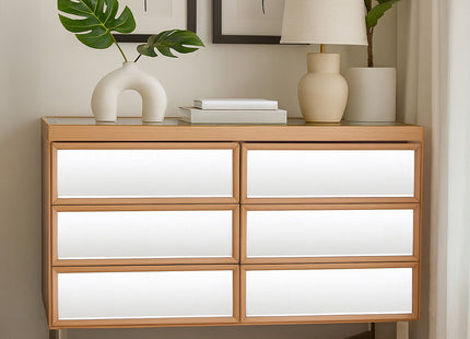 Kensington Townhouse Mirrored 6 Drawer Chest