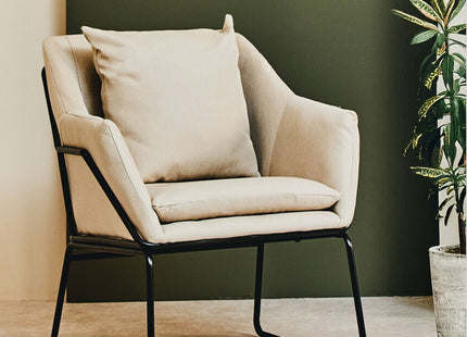 Stockholm Stone Fabric Armchair