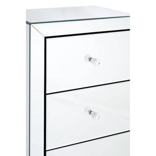 Graciela Mirrored 5 Drawer Chest