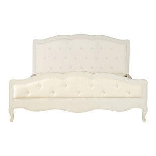 Loire White French Provincial Style Super King Size Bed