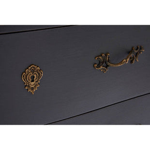 Loire Dark Grey Wooden 4 Drawer Chest