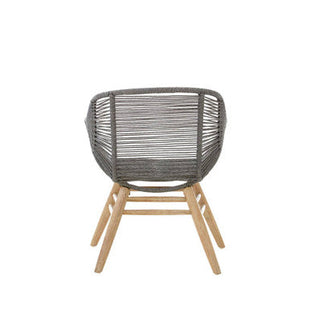 Sisal Grey Rope Woven Armchair