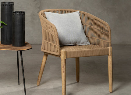 Opus Natural Woven Rope Armchair with Cushion