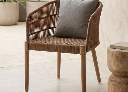 Opus Natural Woven Rope Armchair with Cushion