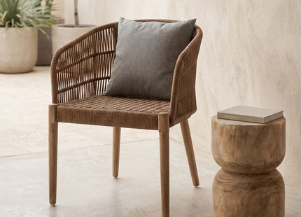 Opus Natural Woven Rope Armchair with Cushion